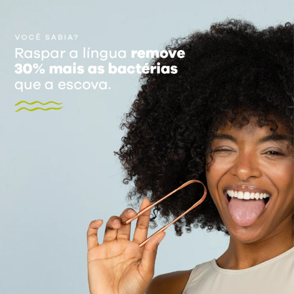Raspador de Língua de Cobre Alva