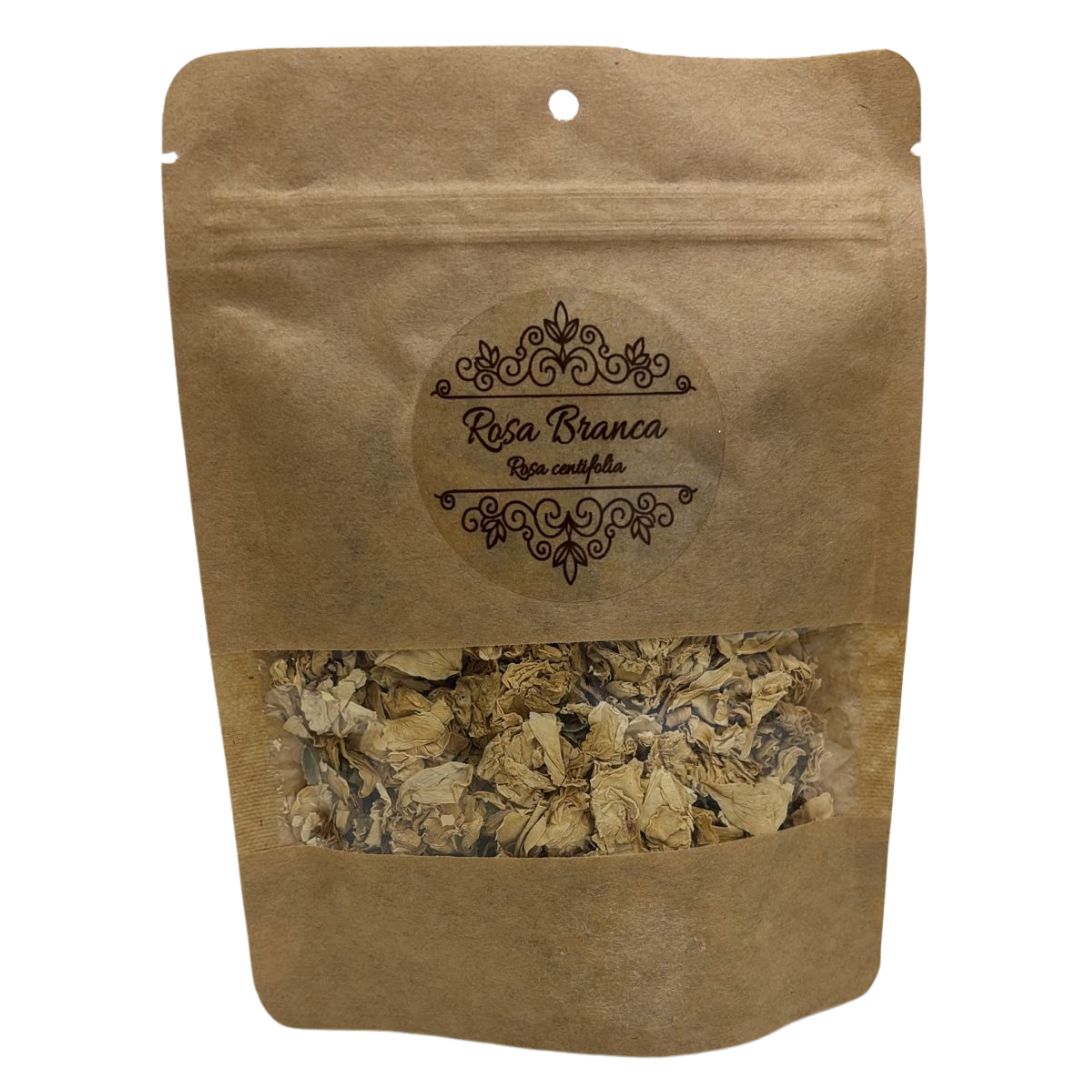 Chá de Rosa Branca Flor 30g Empório Áurea