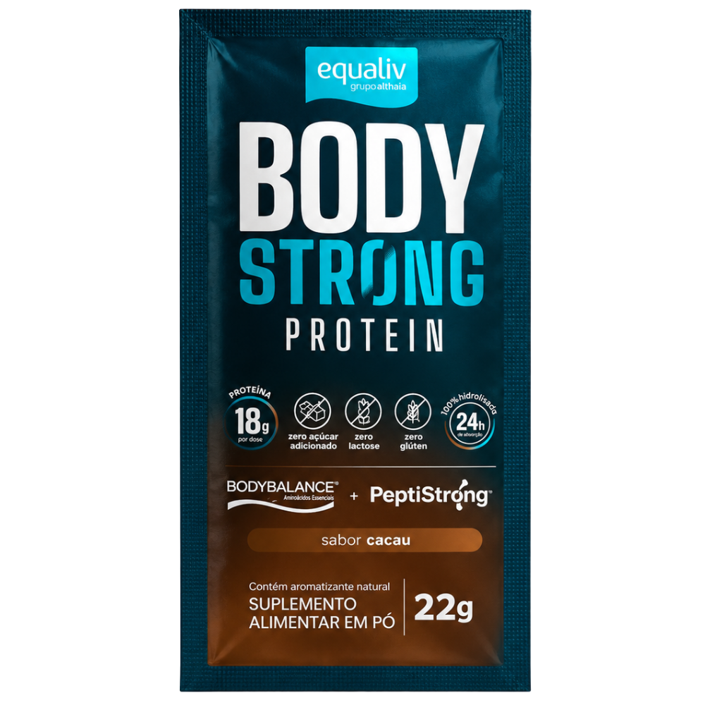 Body Strong Protein Cacau 22g Equaliv Equaliv