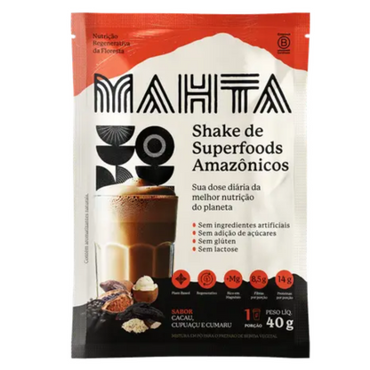 Shake de Superfoods Cacau 40g Mahta Mahta