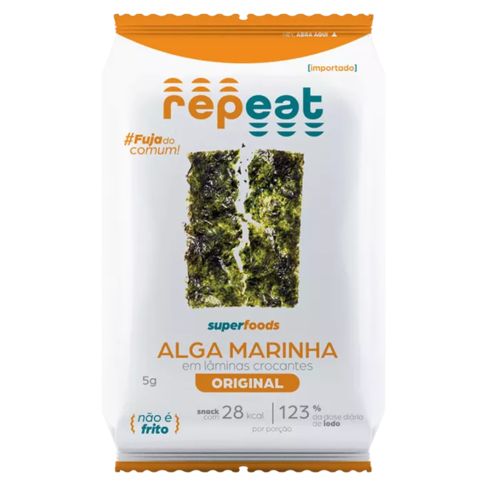 Snack de Alga Marinha 5g Repeat Repeat