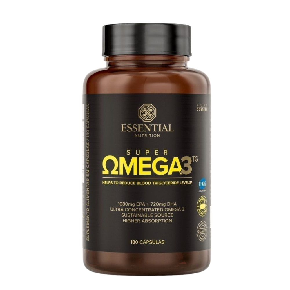 Super Ômega 3 TG 1080mg 180 Cápsulas Essential Essential