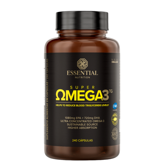 Super Ômega 3 TG 500mg 240 Cápsulas Essential Essential