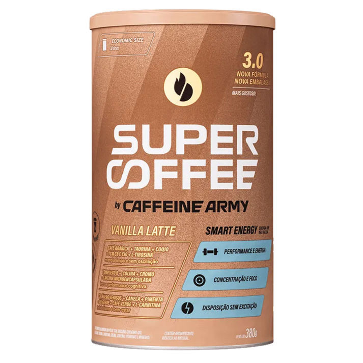 Supercoffee 3.0 Vanilla Latte Economic Size 380g Caffeine Army Supercoffee