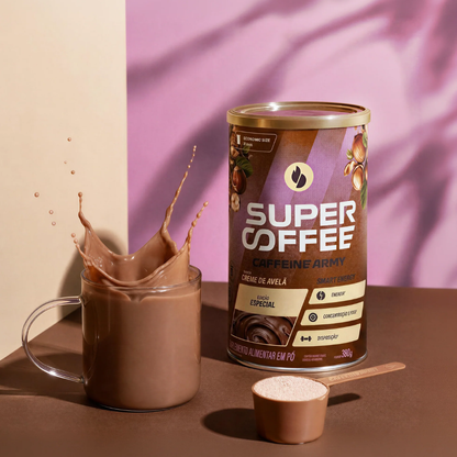 SuperCoffee Creme de Avelã 380g Caffeine Army Supercoffee