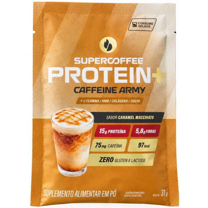 SuperCoffee Protein+ Caramelo Macchiato Sache Supercoffee