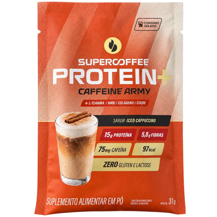 SuperCoffee Protein+ Iced Cappuccino Sache Supercoffee