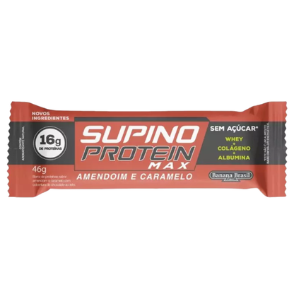 Supino Protein Amendoim com Caramelo 30g Banana Brasil Banana Brasil