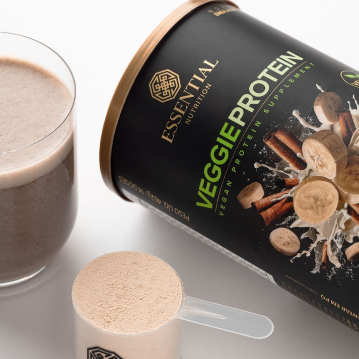 Veggie Protein Banana com Canela 462g Essential Essential