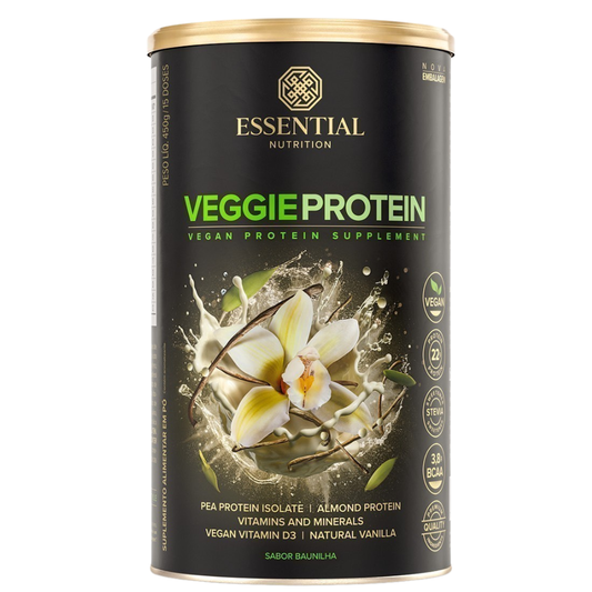 Veggie Protein Baunilha 450g Essential Essential