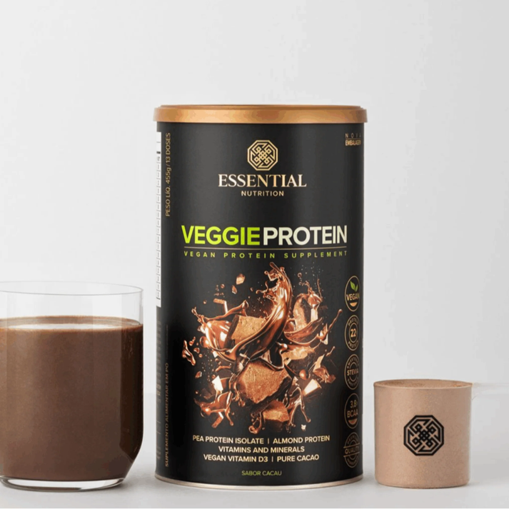 Veggie Protein Cacau 455g Essential Essential