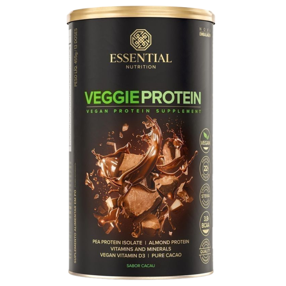 Veggie Protein Cacau 455g Essential Essential