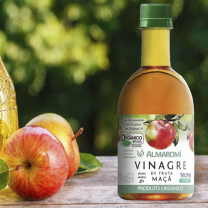 Vinagre de Maçã Orgânico 400ml Almaromi Almaromi