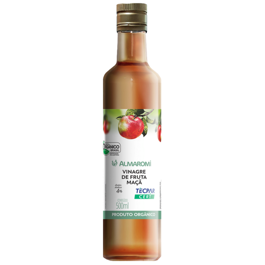 Vinagre de Maçã Orgânico 500ml Almaromi Almaromi