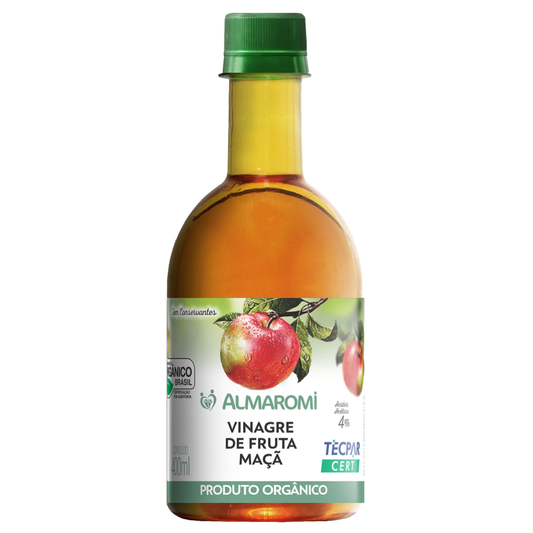 Vinagre de Maçã Orgânico 400ml Almaromi Almaromi