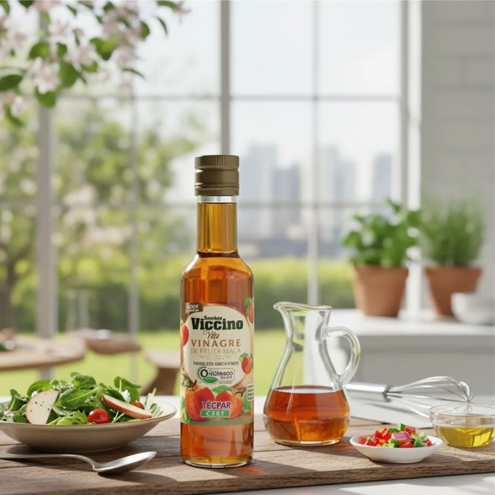 Vinagre de Maçã Senhor Viccino Orgânico 250ml Almaromi