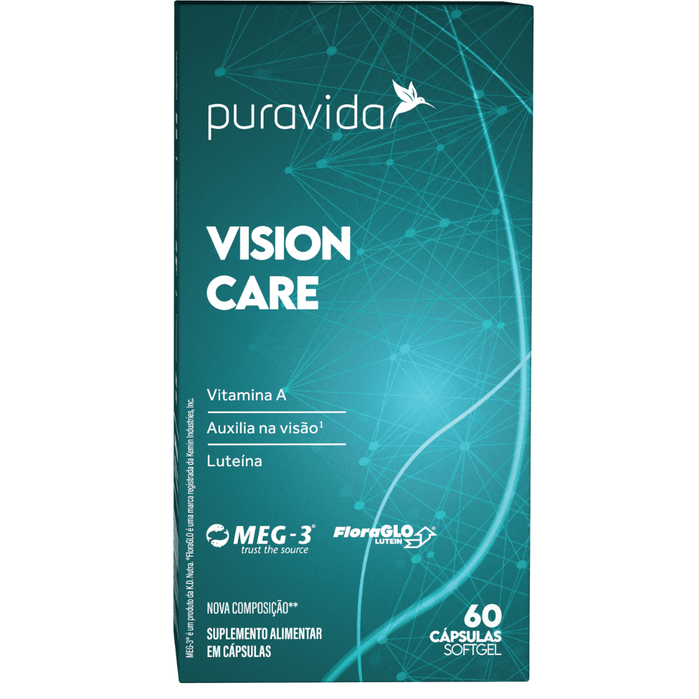 Vision Care 60 Cápsulas 500mg Puravida Puravida