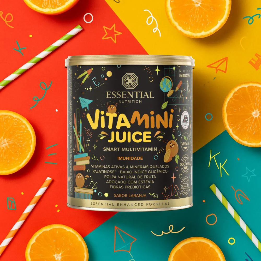Vitamini Juice Imunidade Laranja 280g Essential Essential