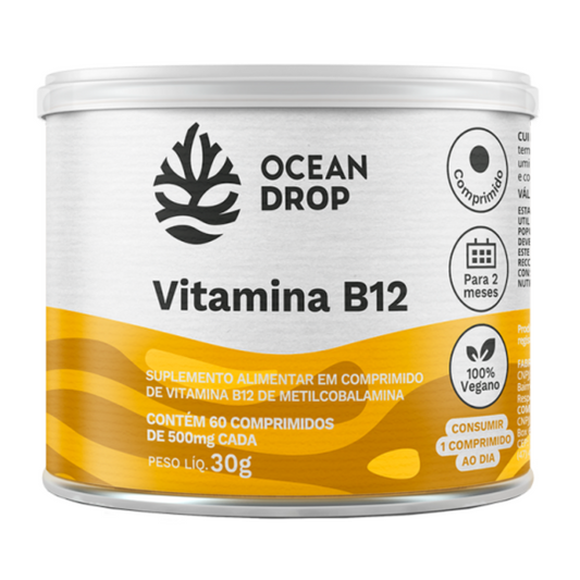 Vitamina B12 60 Comprimidos Ocean Drop