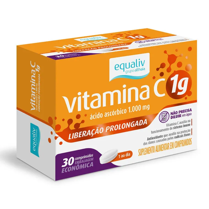 Vitamina C 1G 30 Comprimidos Equaliv Equaliv