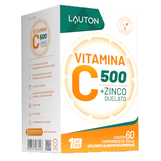 Vitamina C 500mg + Zinco Quelato Lauton Lauton