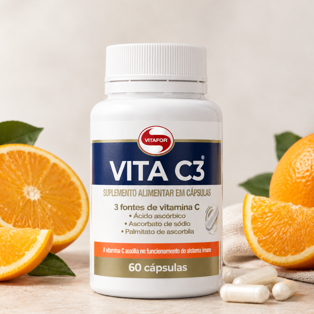 Vitamina C3 60 Cápsulas Vitafor Vitafor