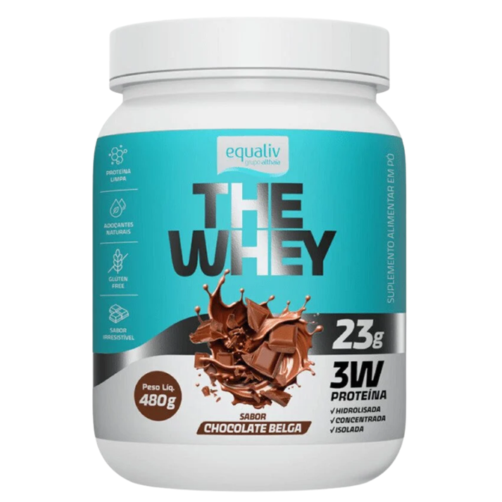 Whey 3w Chocolate Belga 480g Equaliv Equaliv