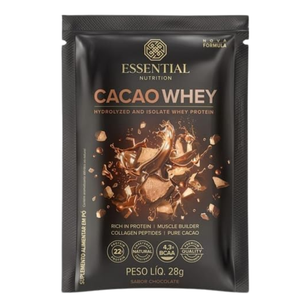 Whey Protein Cacao Sachê 30g Essential Essential