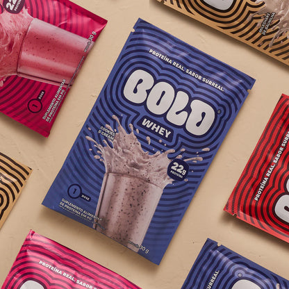 Bold Whey de cookies e cream sachê 30g