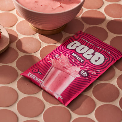 Bold Whey mousse de morango sachê 30g